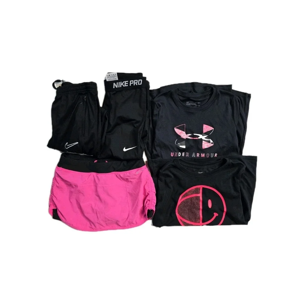 Nike Dri-Fit Under Armour Girls  Pants‎  Skort Leggings Large  Youth  Lot Of 5
